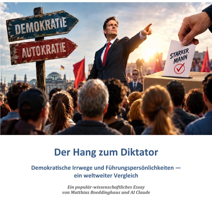 Titelseite des Essays „Der Hang zum Diktator“